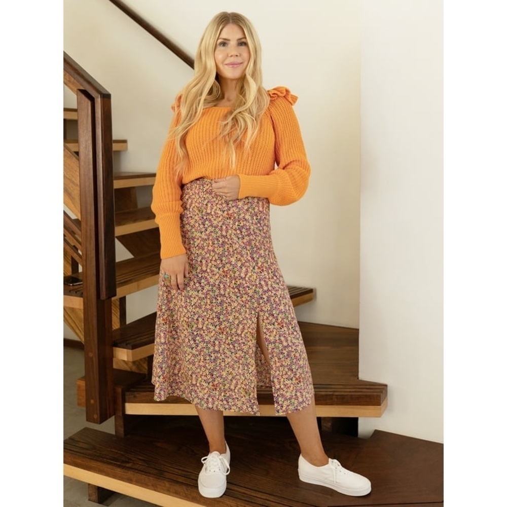 NWT - Scoop Slit Skirt - Size 14